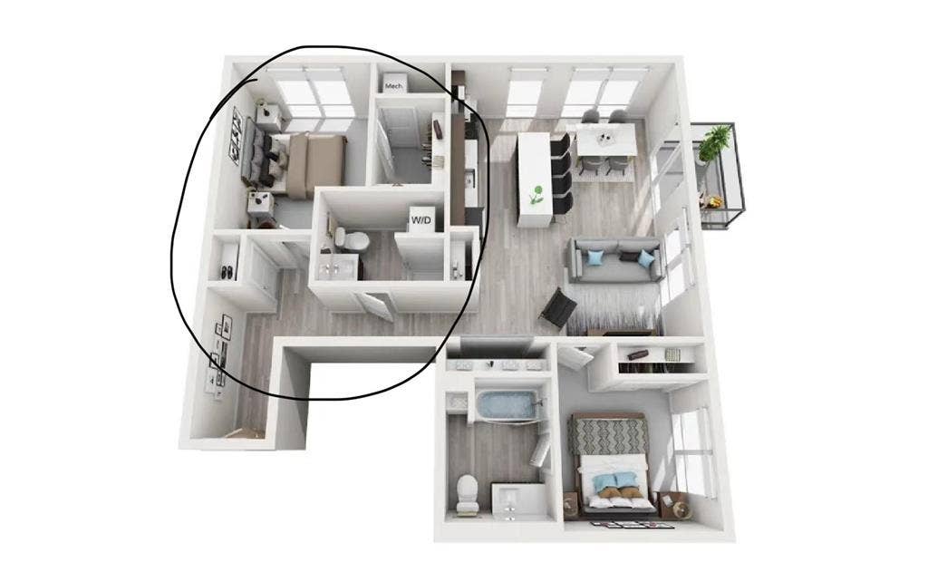 Sublet Opportunity for one room