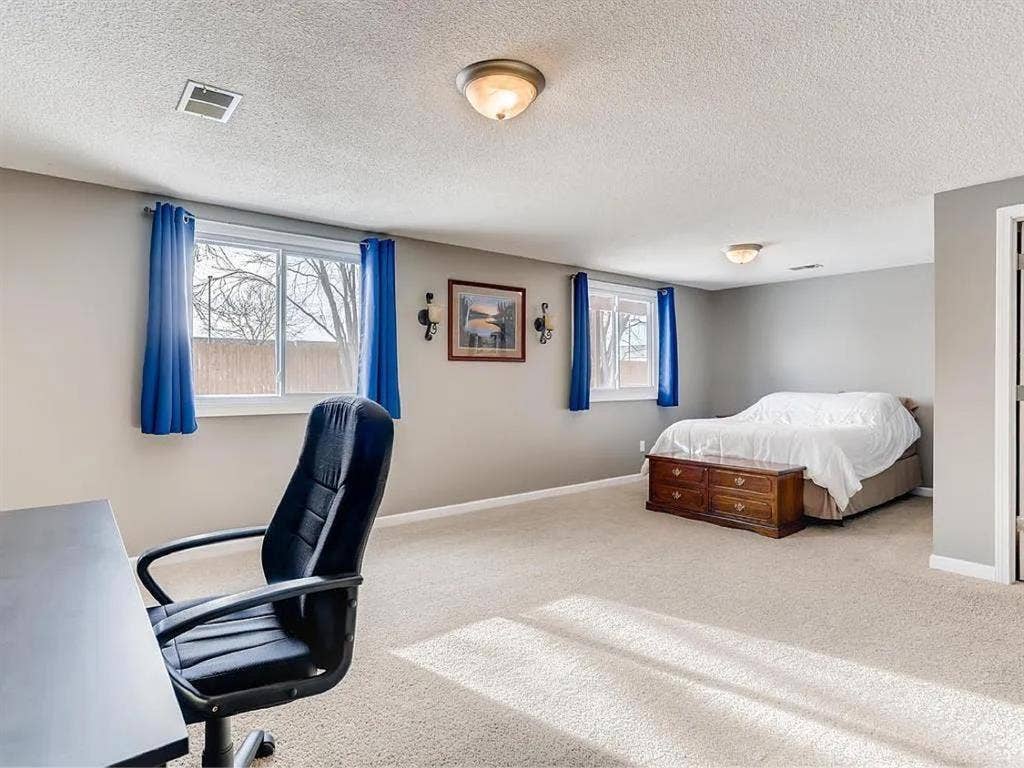 Downstairs room with bathroom!
