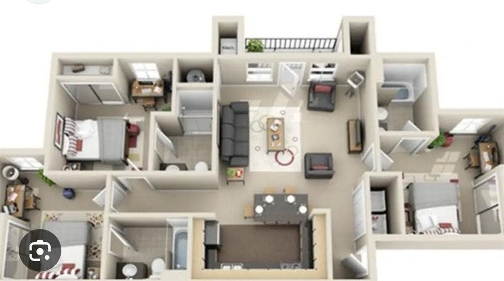 bath -1 room available