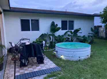 Private furnished bedroom $