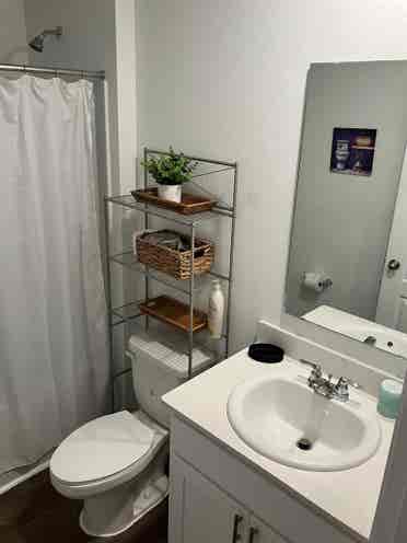 Cozy furnished room & private bath