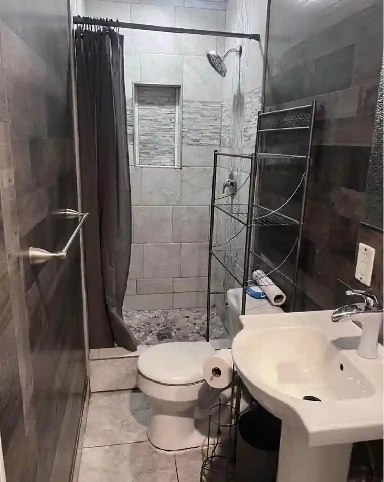Fully furnished room private bath.