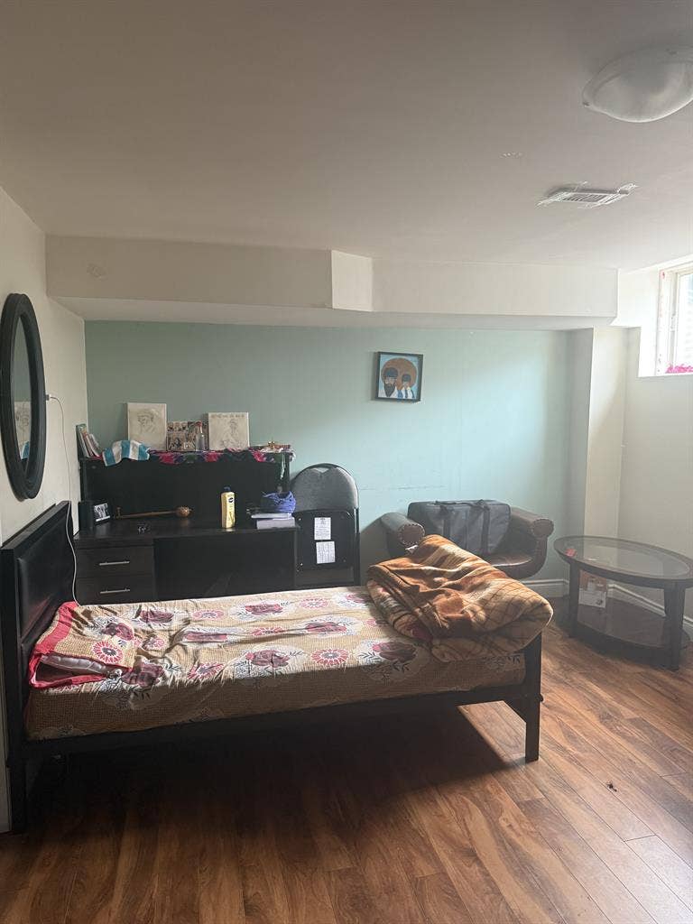 Clean and airy basement available