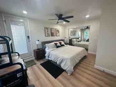 Room w/ensuite bath and balcony