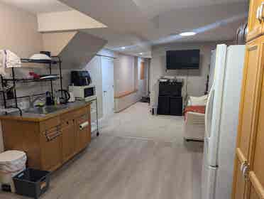 Room for rent in walkout basement