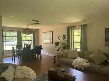 Large room & bathroom garden view