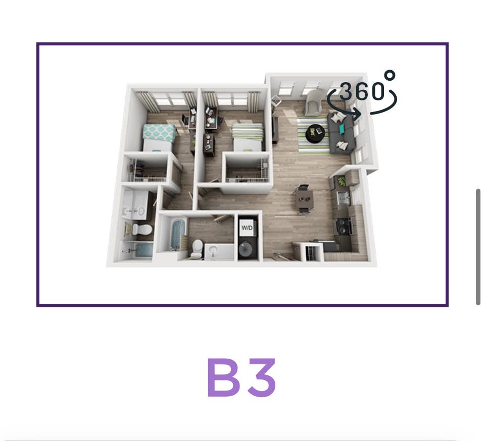 Offering a 2 room ( no roommate)
