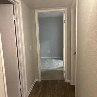 Two available rooms with shared restroom