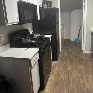 Two available rooms with shared restroom