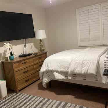 Private bedroom and private bath