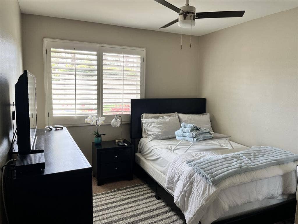 Private bedroom and private bath