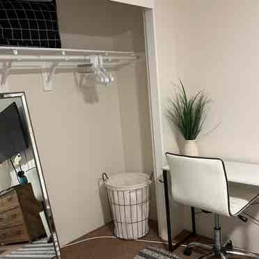 Private bedroom and private bath