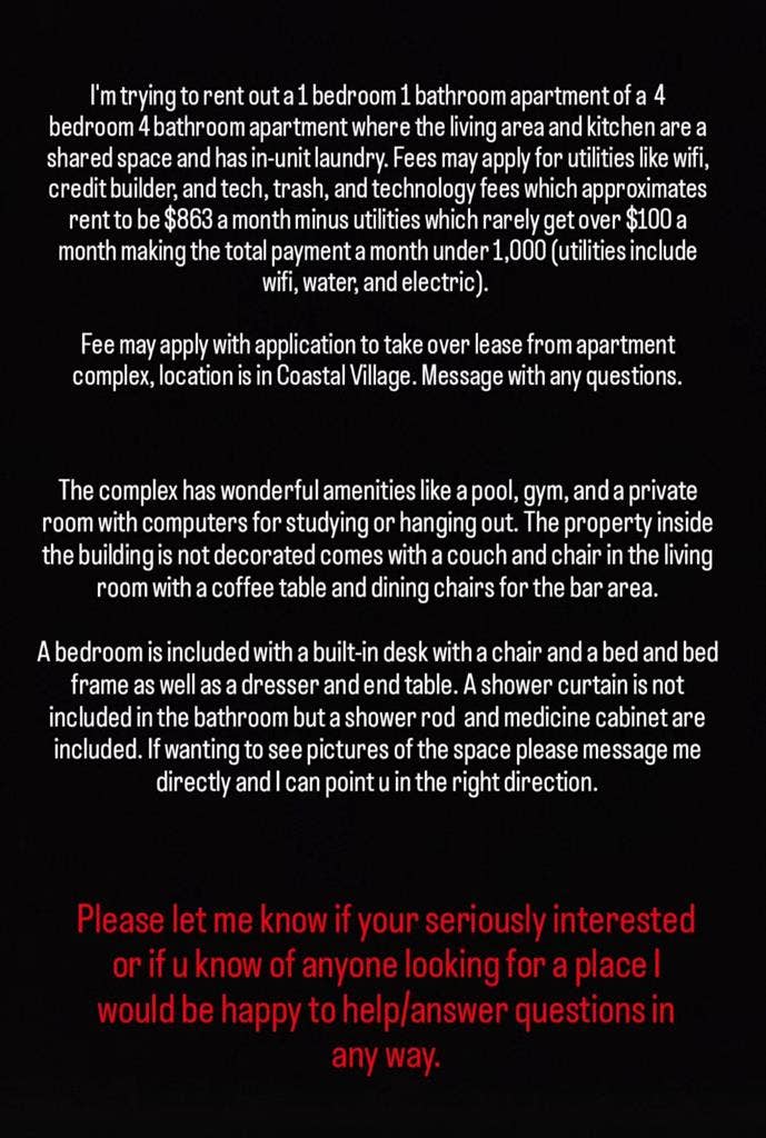 Apartment for Rent at Coastal