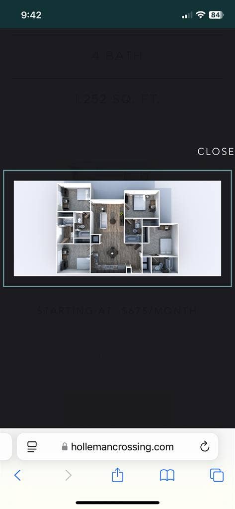 room for sublease