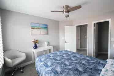 Furnished Room with Pool view