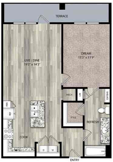 Apartment in a modern community