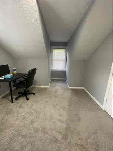 Quite room with private bathroom