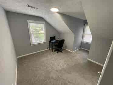 Quite room with private bathroom