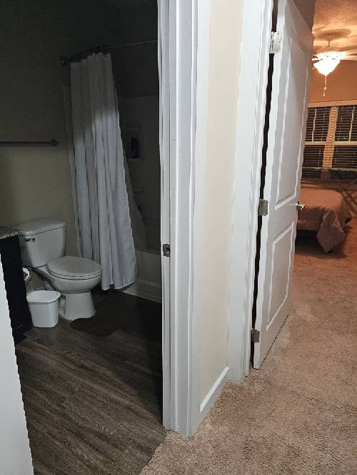 A huge bedroom with your own bathr