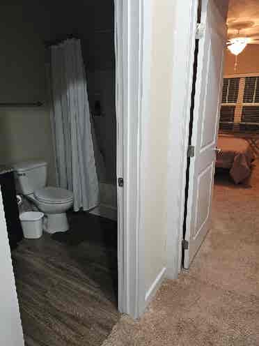 A huge bedroom with your own bathr