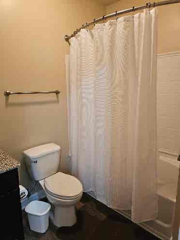 A huge bedroom with your own bathr