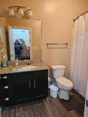 A huge bedroom with your own bathr