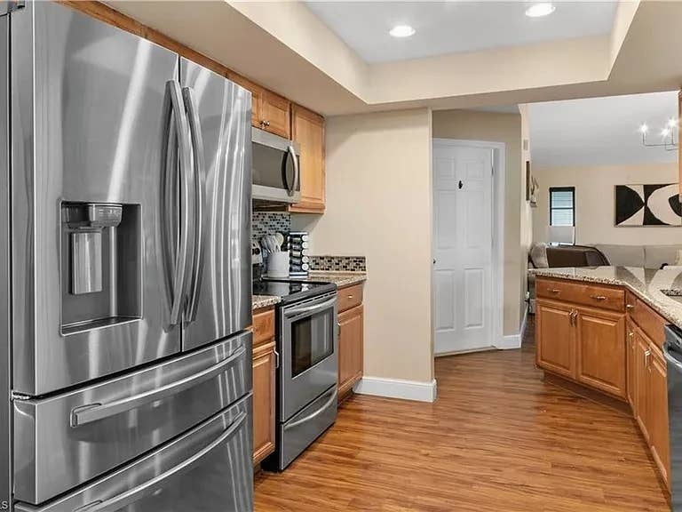 Bedroom with shared bathroom