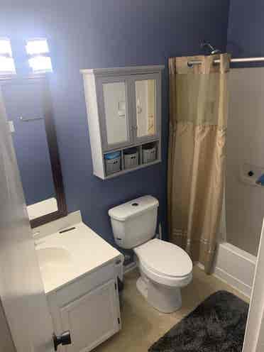 Private bedroom & bathroom
