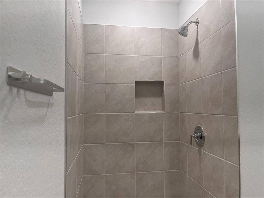 Room on 1st floor in new house.