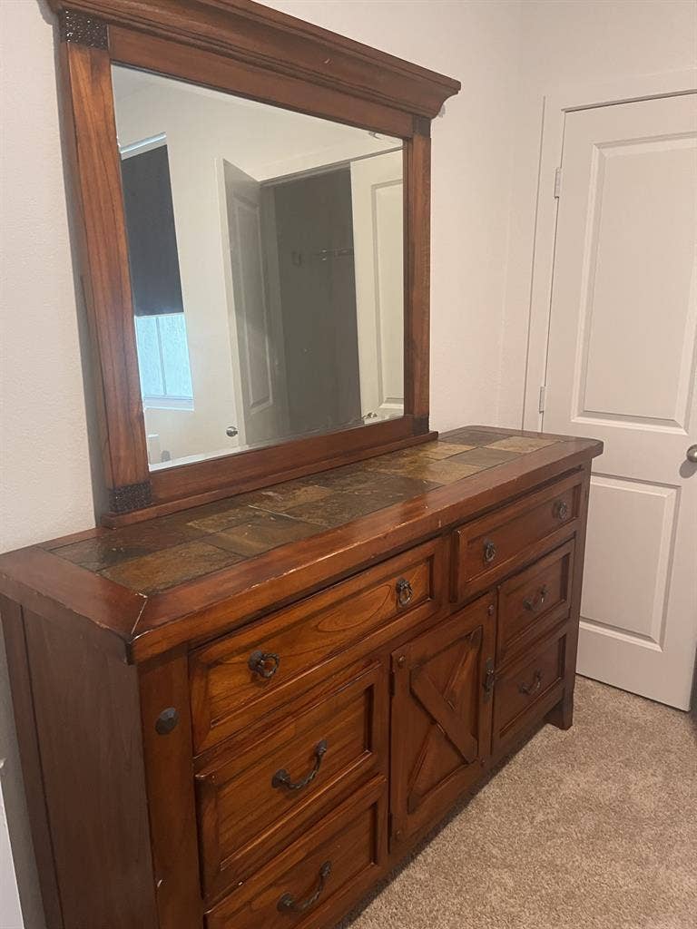 Room on 1st floor in new house.