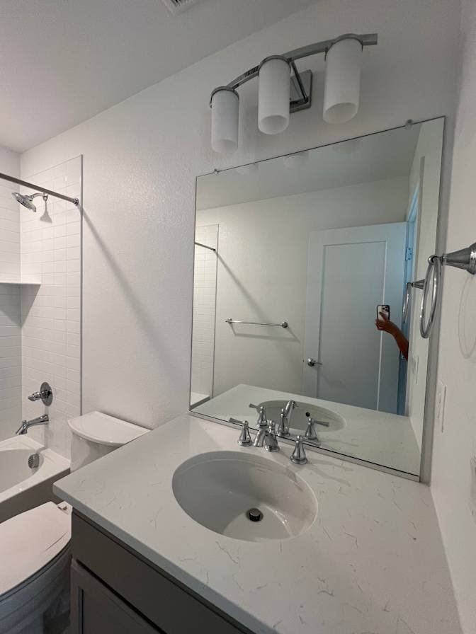 One bedroom with shared bath