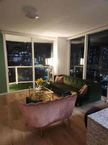 Master bedroom in a 3-bedroom apt!