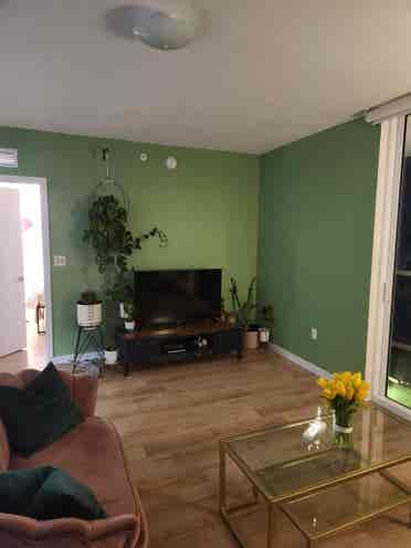 Master bedroom in a 3-bedroom apt!
