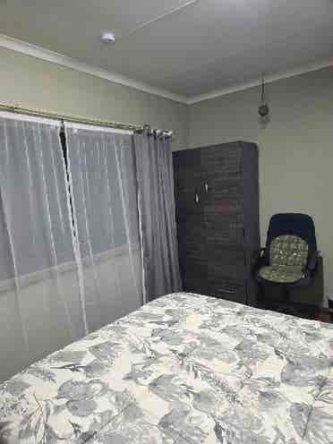 Room with double bed