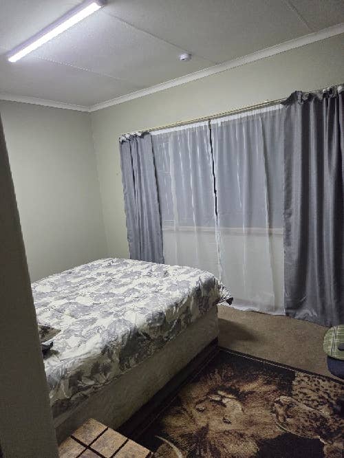 Room with double bed