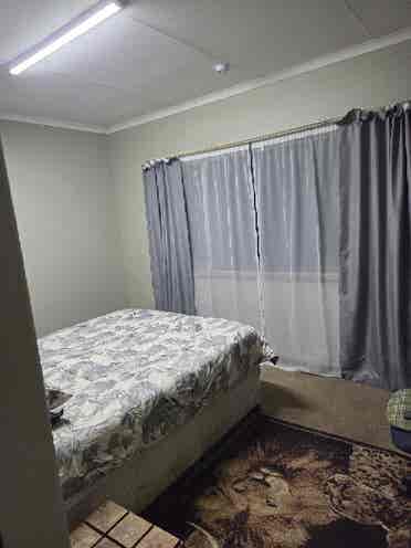 Room with double bed
