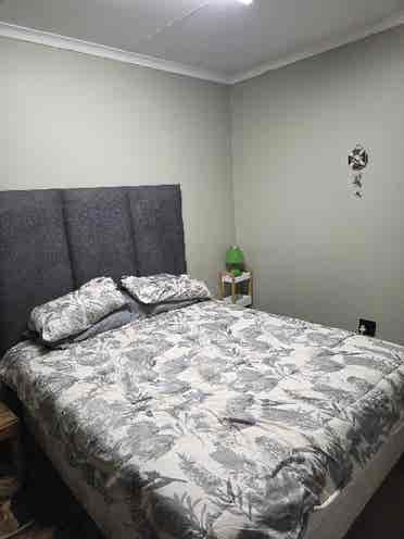 Room with double bed