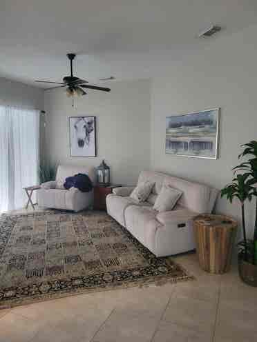 Private bedroom and bathroomm