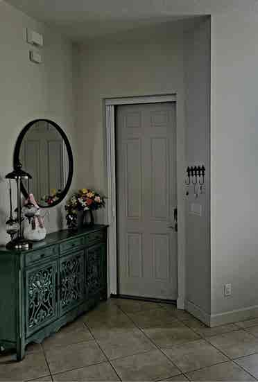 Private bedroom and bathroomm