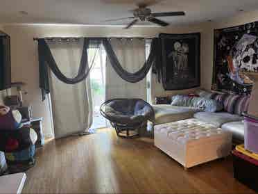 One room in 2 story townhouse!