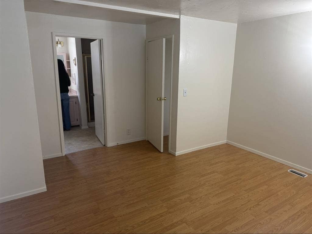Master bedroom/private bathroom