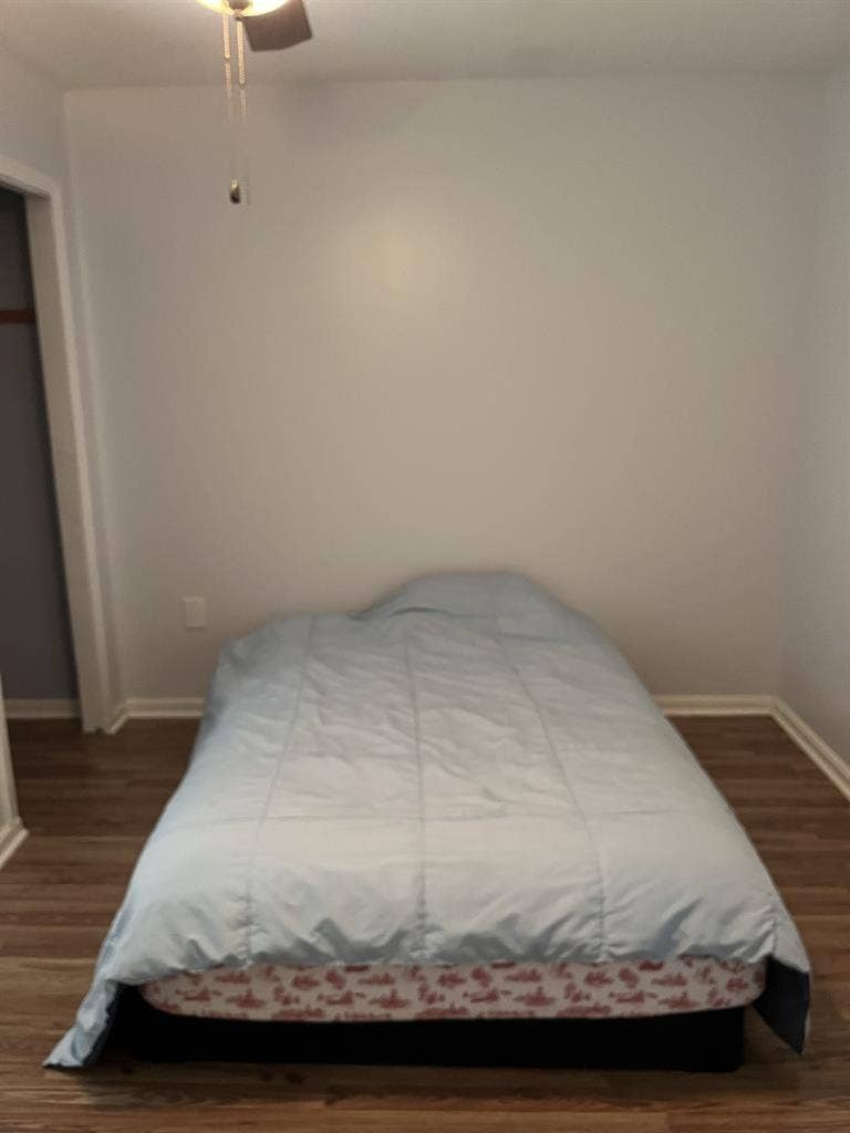 Private bedroom attached bathroom