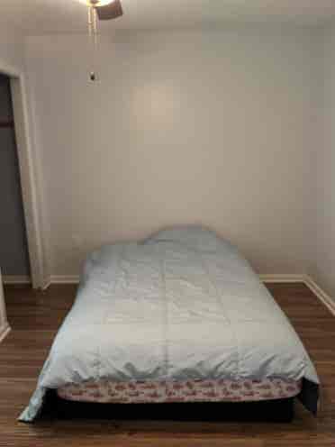 Private bedroom attached bathroom