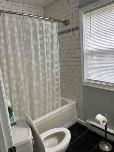 Private bedroom attached bathroom