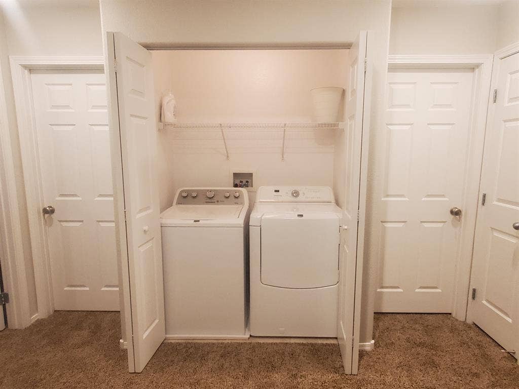 Room with all new bed and furniture