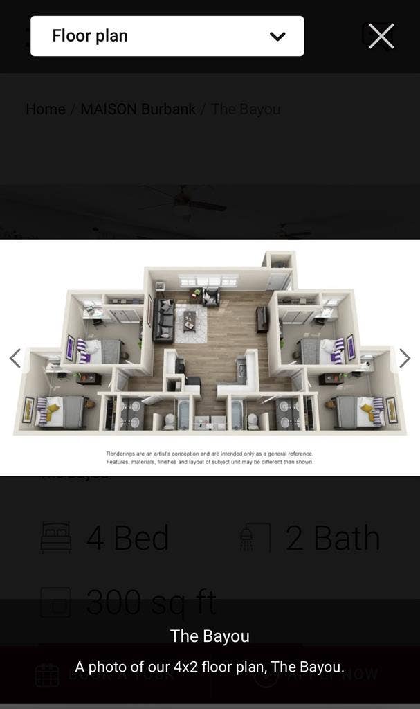 Sublease at Maison Burbank