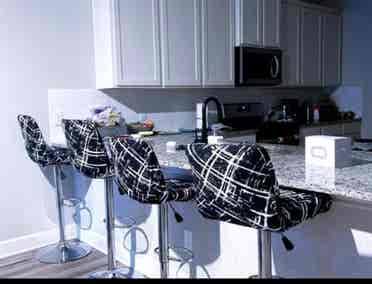 fully furnished Suite full bathroom