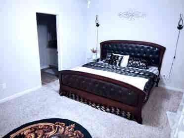 fully furnished Suite full bathroom