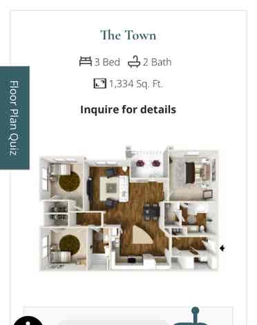 Open room for 3 bedroom apt(Oxford)