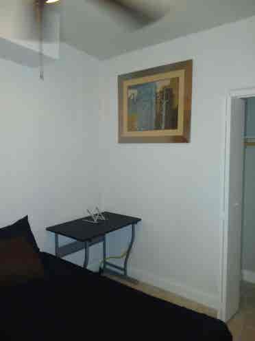 Room available with shared bathroom
